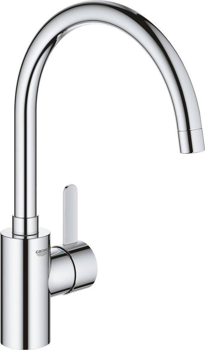 GROHE Eurosmart Cosmopolitan Keukenkraan - hoge draaibare C-uitloop - chroom - 32843002