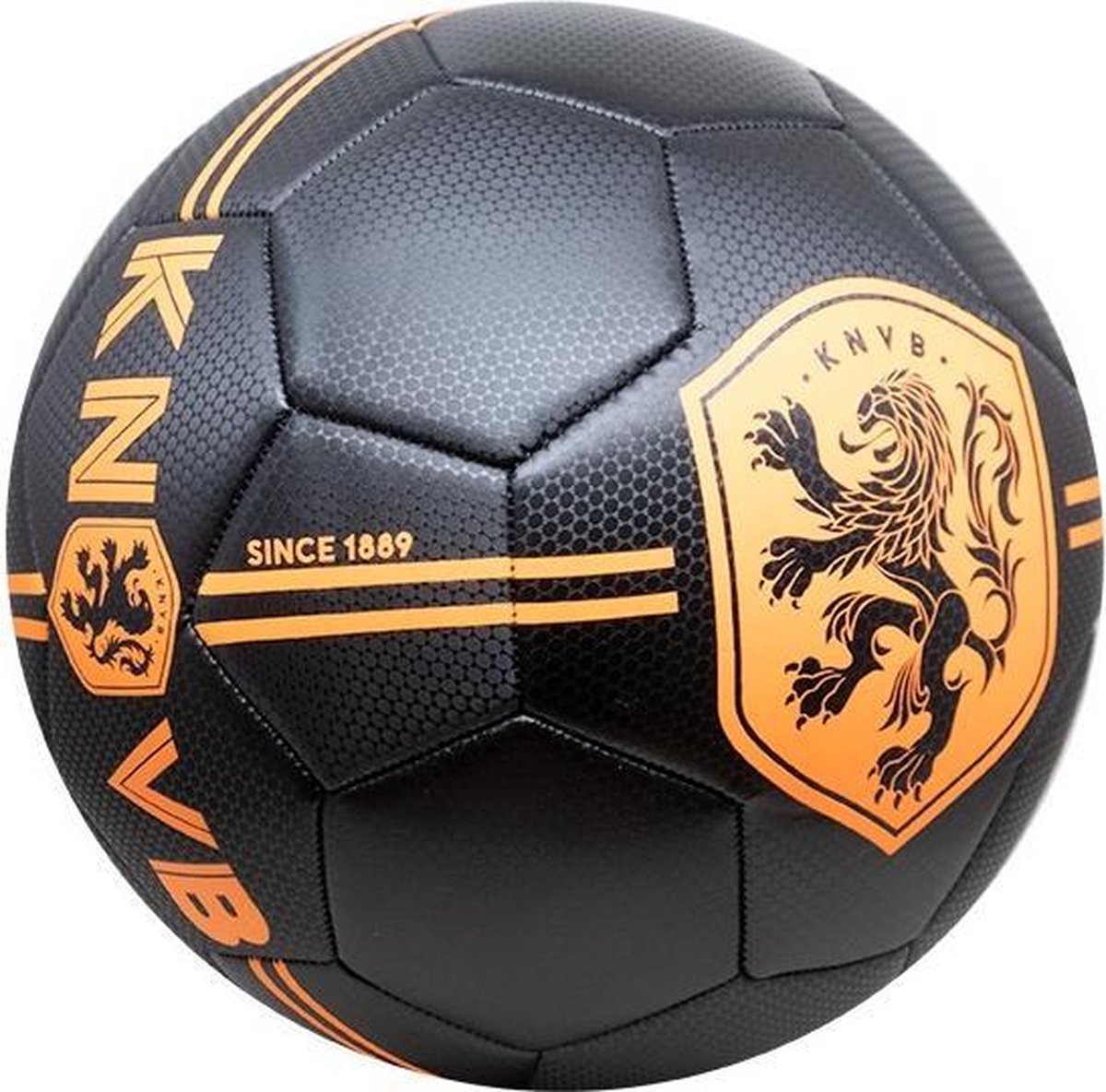KNVB Bal Zwart Carbon Size 5