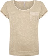 Zoso T-shirt Cote 214 007 Sand Dames Maat - XL