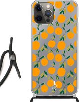 iPhone 12 Pro Max hoesje met koord - Oranges