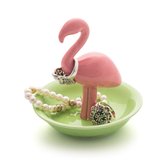 Balvi porte-bague Flamingo sur un plat
