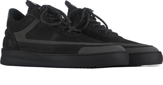 Filling Pieces Low Top Plain Lane - zwart | Capitalfashion.nl