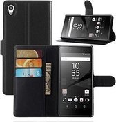 Sony Xperia Z5 Hoesje Wallet Case Zwart