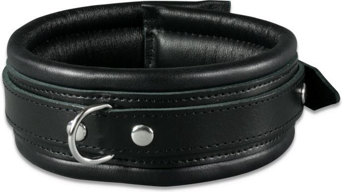 Goedkoopste XXDREAMSTOYS Choker/Halsband Leather- Neck Zwart