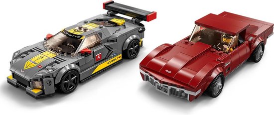 LEGO Speed Champions Chevrolet Corvette C8.R Racewagen en 1968 Chevrolet Corvette - 76903 - LEGO
