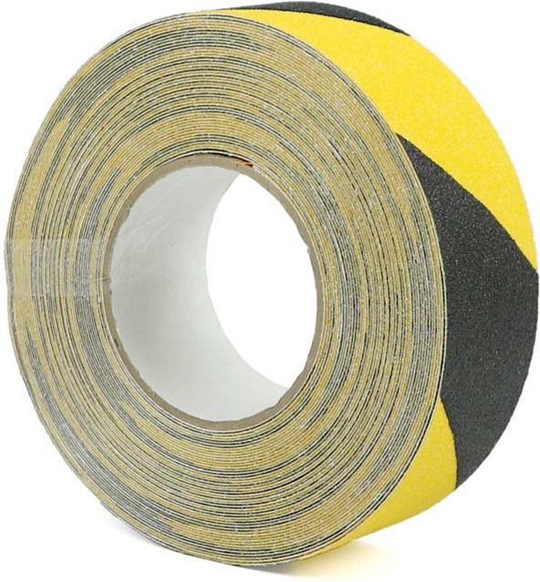 Anti-slip-waarschuwingstape - Geel & Zwart - 1830 cm x 75 mm x 0,95 mm- Anti-slip - Polyvinylchloride (PVC) - 0,95 mm - Voor binnen & buiten - Geel & Zwart - 1830 x 75 x 095- Anti-slip - - 0.95