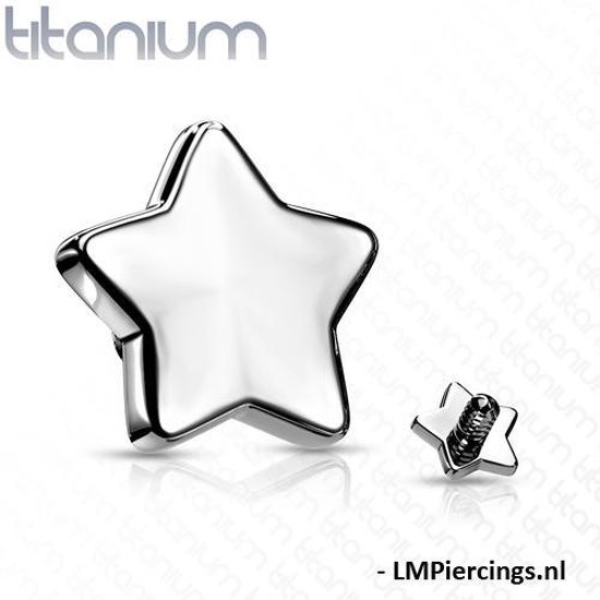 Dermal top ster titanium 1.6mm