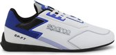 SPARCO Fashion SP-FT - Heren Motorsport Sneakers Sport Schoenen Trainers White-Navy - Maat EU 46
