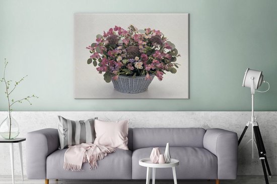 Tableau Fleurs de lys  Décoration murale florale sur toile –