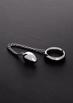 Donut C-Ring Anal Egg (55/55mm) with chain - Cock Rings -