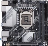 ASUS PRIME B460I-PLUS - Moederbord - Mini ITX - LGA1200-sokkel - B460 - USB 3.2 Gen 1 - Gigabit LAN - interne afbeeldingen (CPU vereist) - HD Audio (8-kanaals)