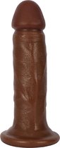 6 Inch Dong - Brown - Realistic Dildos -