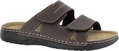 easy street Bruine slipper klittenband - Maat 46