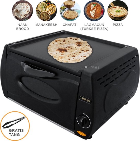 Pedagogie zo waarschijnlijk Mini oven - Tandoori - 13 L - 230 V/2100 W - Anti-baklaag - elektrisch |  bol.com