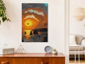 Doe-het-zelf op canvas schilderen - Stunning Sunset-40x60
