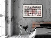 Artgeist - Schilderij - Wine History - Multicolor - 30 X 20 Cm