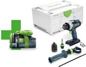 Festool TDC 18/4 I-Basic-5,0 QUADRIVE Accu Schroefboormachine 18V 5.0Ah in Systainer - 577052