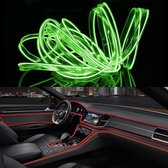 4m Koud Licht Flexibel LEIDEN Strooklicht voor Autodecoratie (Fluorescent Groen Licht)
