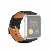 Denior Environmental Luxury Car Watch lederen band voor Apple Watch Series 5 & 4 44mm / 3 & 2 & 1 42mm (zwart)