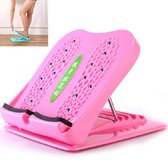 Huishoudelijk schuin pedaal Staand type Stretch Bar Fitnesspedaal (roze)