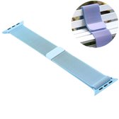 Voor Apple Watch Series 5 en 4 40 mm / 3 en 2 en 1 38 mm van kleur veranderende magnetische nylon horlogeband (hemelsblauw)