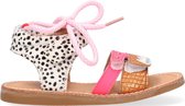 Sandalen | Meisjes | White Black Dots | Leer | Shoesme | Maat 23