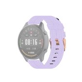 Voor Geschikt voor Xiaomi horloge kleur 22 mm nylon denim polsband horlogeband (lichtpaars)