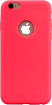 Voor iPhone 6s / 6 Candy Color TPU Case (rood)