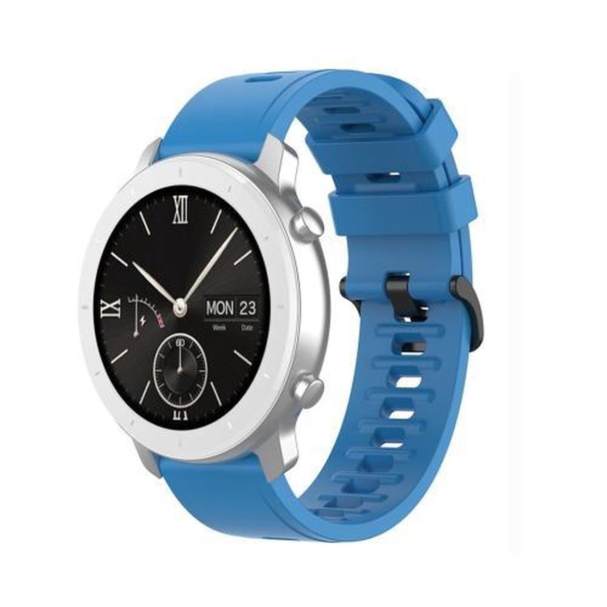 Voor Amazfit GTR siliconen smartwatch vervangende polsband, maat: 20 mm (hemelsblauw)