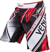 Venum Wand's CONFLICT MMA Shorts Black Ice Red L - Jeansmaat 34/35