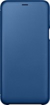 Samsung Galaxy A6 Plus Wallet Cover - Blauw