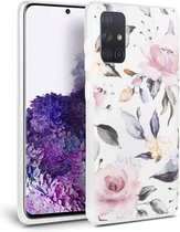 FONU Rozen Backcase Hoesje Samsung Galaxy A41 - Wit