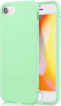 FONU Premium Siliconen Backcase Hoesje iPhone SE 2020 / 8 / 7 - Groen