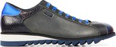 Harris Mannen Leren Croco Lage sneakers / Herenschoenen  2817 pixel - Blauw - Maat 37.5