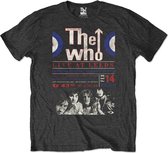 The Who - Live At Leeds '70 Heren T-shirt - Eco - 2XL - Zwart