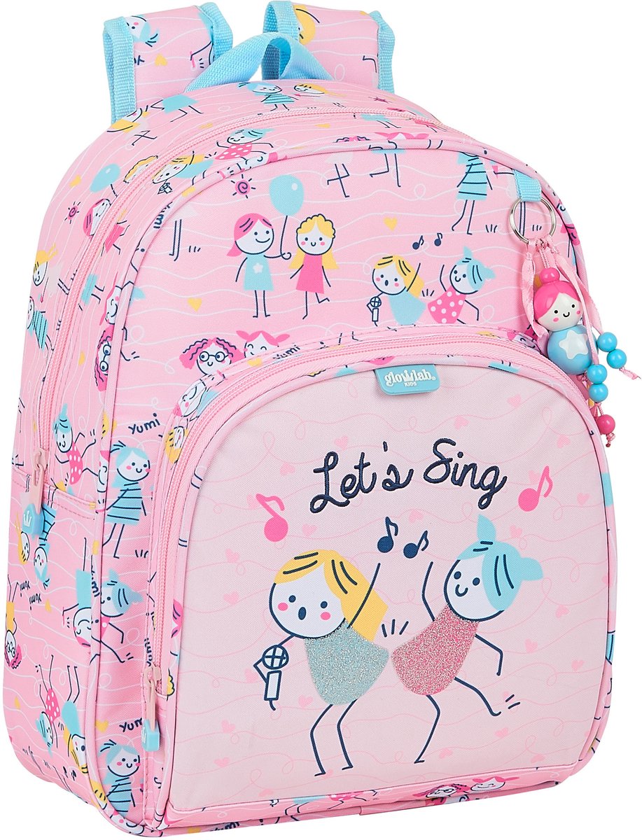 GLOWLAB Rugzak Best Friends - 34 x 28 x 10 cm - Polyester