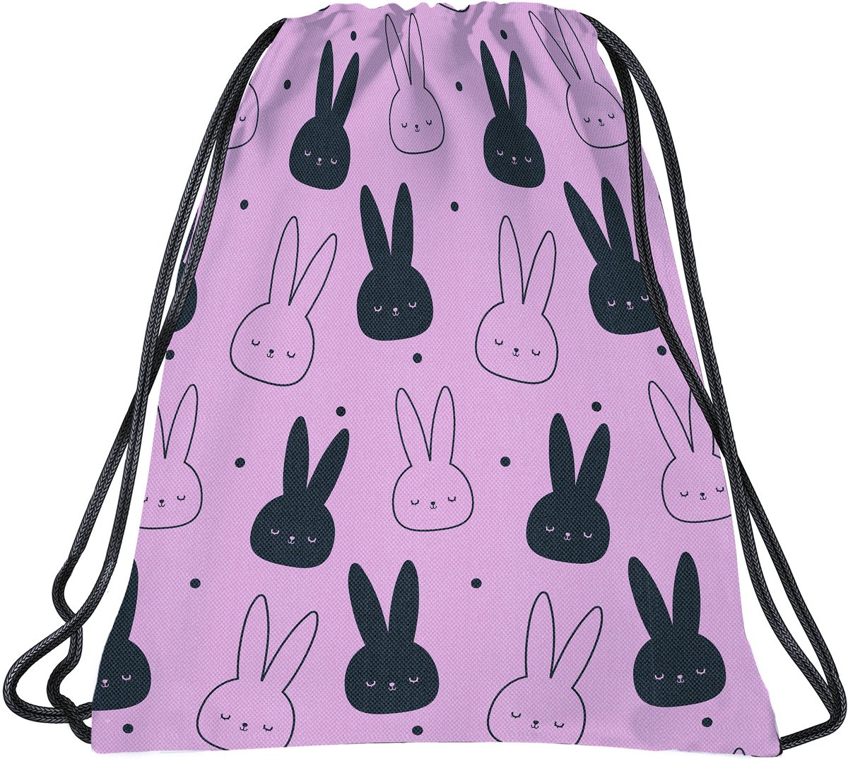 BackUP Gymbag Konijntjes - 45 x 35 cm - Polyester