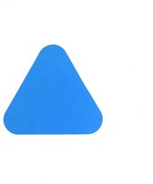 Haaientanden (20 stuks) - Blauw 100 x 91 mm Anti-slip-vloersticker