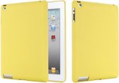 Effen kleur vloeibare siliconen dropproof volledige dekking beschermhoes voor iPad 4/3/2 (geel)