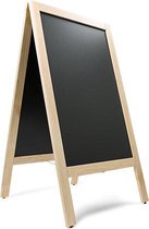 Krijtstoepbord Maple dennen hout 75 x 135 cm