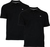 2-Pack Donnay Polo - Sportpolo - Heren - Black (020) - maat L