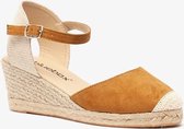 Blue Box dames espadrilles met sleehak - Geel - Maat 38