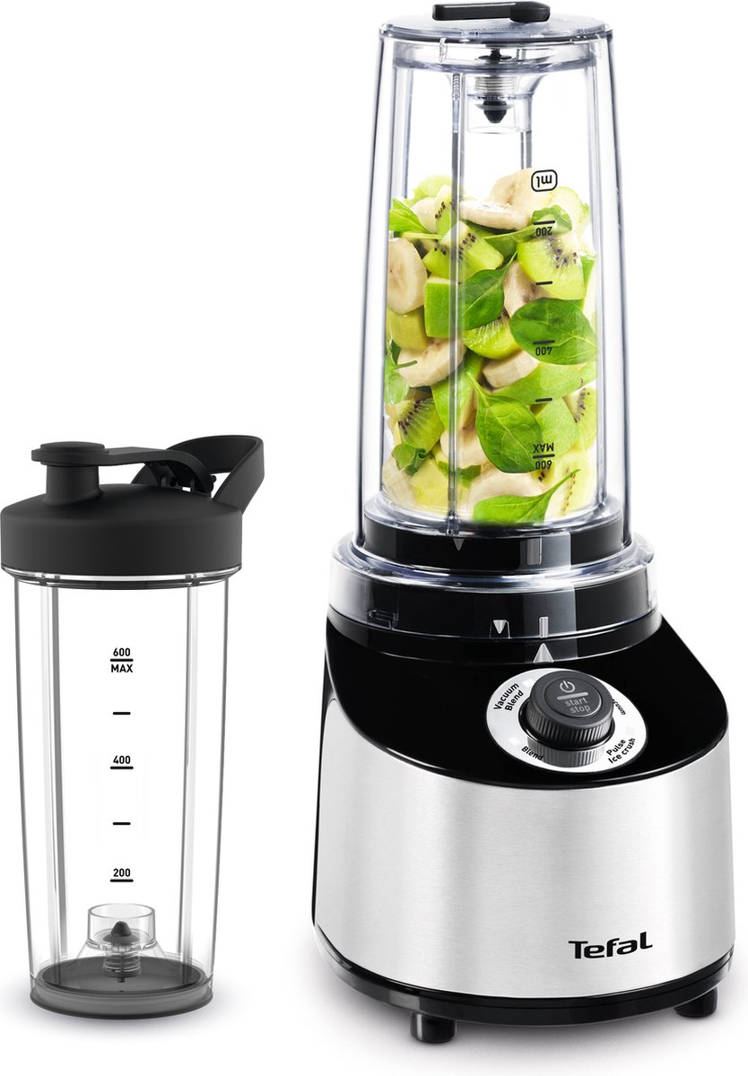 Bol Mélangeur Cuisine Tefal K1298014 En Plastique - Grand Bec Verseur Et Base Antidérapante