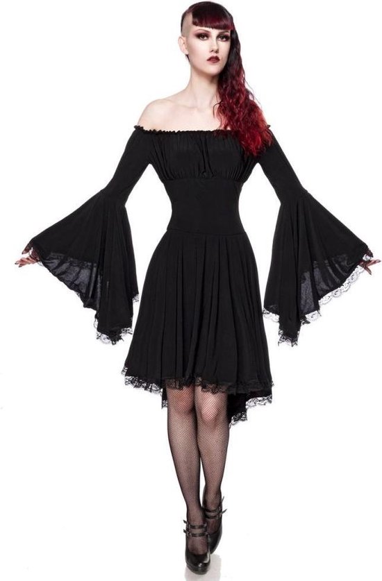 Ocultica - Jersey Korte jurk - 3XL - Zwart