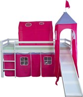 Kinderbed - Tienerbed - Kinderbedden - Peuterbed - Jongens - Meisjes - Modern - Roze - Kunststof - 100 cm x 90 cm x 70 cm