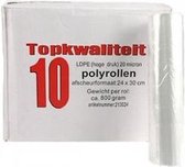 Zakken op Rol 30cm 800gr LDPE (10 st.)