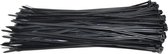Hersluitbare kabelbinders 7,6 x 300mm zwart zak 100 st.