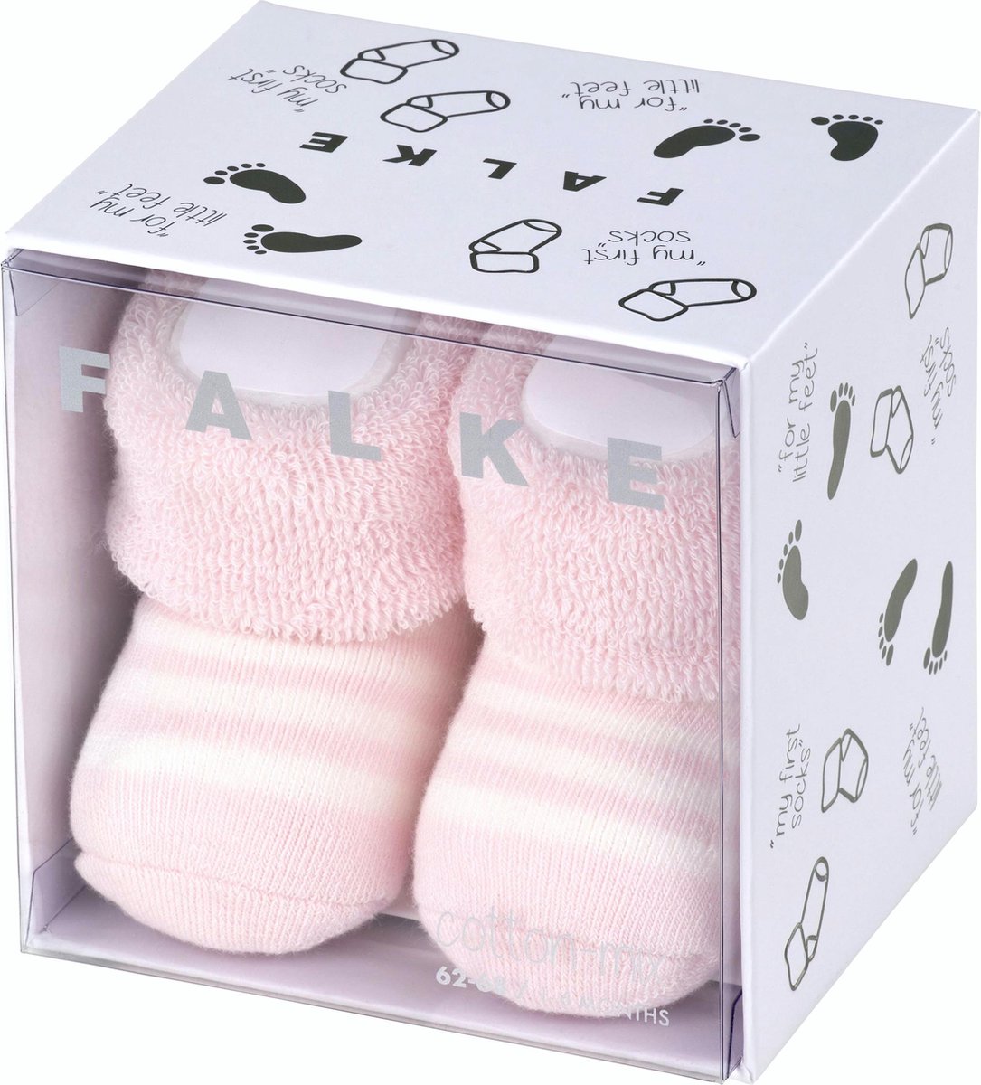 FALKE Erstlingsringel Baby's Geschenkbox - Roze - Maat 50-56 - FALKE