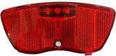 achterlicht ER5B led batterij bagagedrager rood