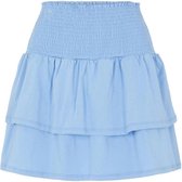 Pieces Rok Pctily Mw Smock Skirt Bc 17113937 Vista Blue Dames Maat - M
